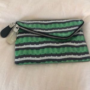 Henri Bendel Snakeskin Clutch
